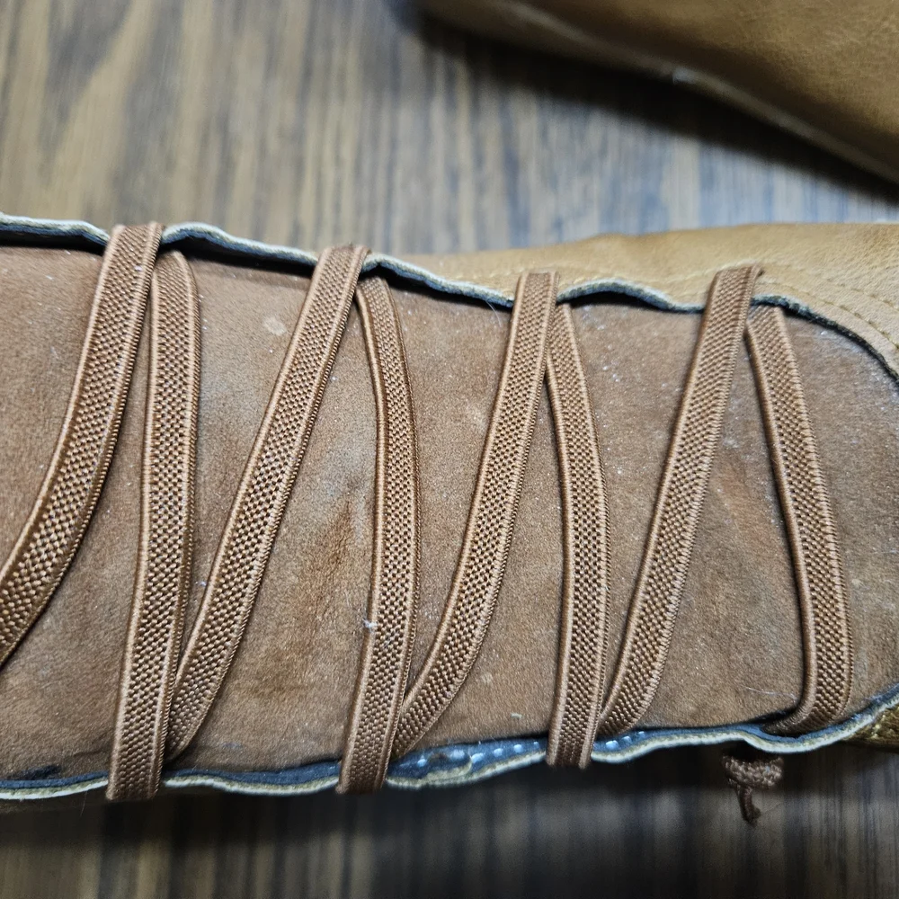 Source Unknown Tan Leather Ankle Boots - Picture 6 of 9